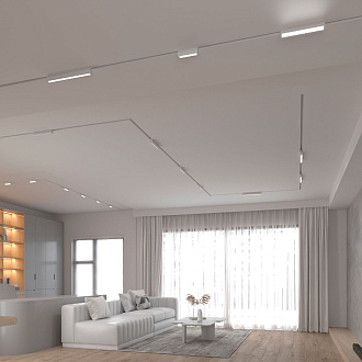 Slim Magnetic Трековый светильник 12W 4200K Alter (белый) 85049/01 85049/01 Elektrostandard