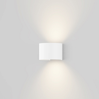 Уличное бра 6W, 3000К Maytoni Fulton O573WL-L6W, белый/матовый