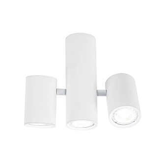 Светильник 21*6*18 см, GU10 3xGU10W, , Белый LED4U L2234-180 WH