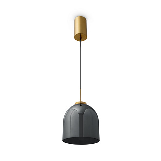 Светильник 15 см, 5W, 3000K, Freya Fume FR5399PL-L4BS1, латунь