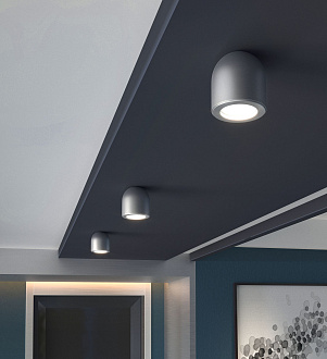 Светильник 8*8 см, GU10 W, серебро DLN116 GU10 Elektrostandard