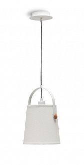 Светильник подвесной Диаметр 20 см Mantra Nordicia 4926 Белый/Дерево