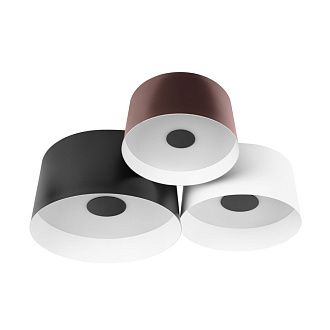 Светильник 55*43*18,5 см, 3*LED*35W, 4000K, Loft It Duo 10360/3, Черный, белый, красный