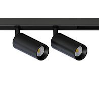 Светильник трековый **15,3 см, 2*LED*W, 3000K, Arte Lamp Optima A7280PL-2BK,