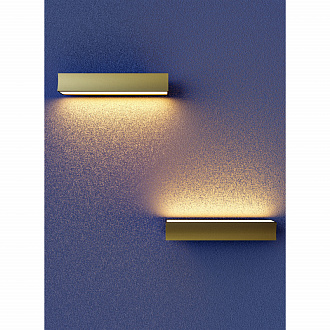 Бра 40,55*6,88*10 см, LED *  14W, 3000К Mantra Hanok 7778, золотой