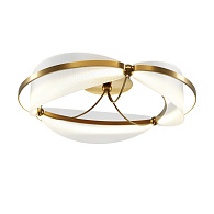 Накладная люстра 60*60*19 см, LED, 45W, 3000К, Maytoni Breeze MOD281CL-L45BS3K латунный