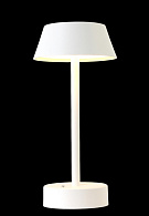 Настольная лампа 13 см, 1*6W, 3000К, Crystal Lux SANTA LG1 WHITE Белый