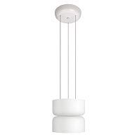Подвесной светильник 17 см, 12W, 3000K, LOFT IT Totem 10466/2P Milky white, белый