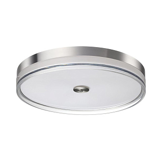 Настенно-потолочный светильник 50*8,2 см, LED 112W 4000K Sonex Eterna 7727/112L никель/прозрачный