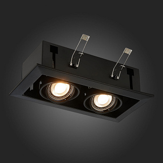 Встраиваемый светильник 25*13 см, ST LUCE Встраиваемые светильники ST250.448.02 Черный, вр 22,5*10,3 см