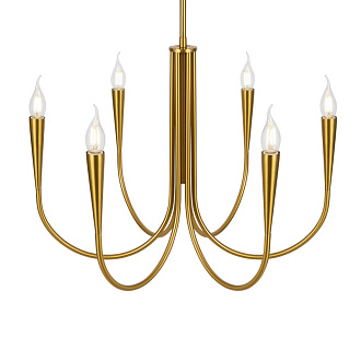 Светильник 63 см, Freya Branches FR5253PL-06BS, латунь