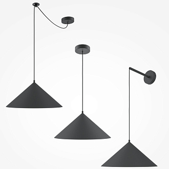 Светильник 35 см, Maytoni Basic colors MOD167PL-01B, черный