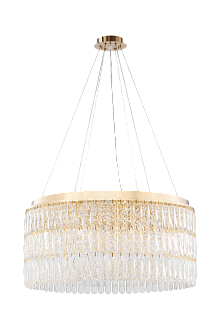 Люстра Ø750 x H350(1300), мм, 18 x 40W (720W), GD (Золото) Rilon 1003R-750*H350 GD