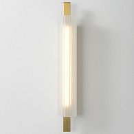 Светильник 47 см, 10W, 3000K, Crystal Lux TUNNEL AP10 LED BRASS, латунь