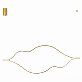 Светильник подвесной 120 см, 56W 4000K ST LUCE CORTILE SL6106.203.56 Золотистый