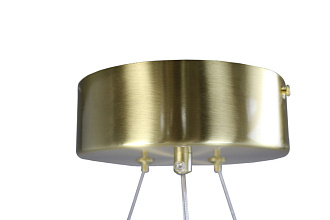 Подвесная люстра 73*120 см, LED 100W, 4000K, 7500Lm, 20 м2 Zortes Kranz ZRS.1585.21, латунный