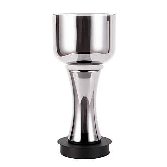 Настольная лампа 50 см, 16W, 3000K, Divinare Volturn 1243/06 TL-15, черный