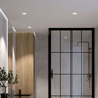 Светильник встраиваемый светодиодный 8,5 см, вр 7 см, 12W, 4000K, Elektrostandard Arco 15274/LED, белый
