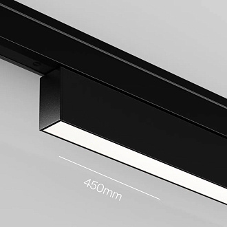 Трековый магнитный светильник 45 см, 12W, 4000K, Maytoni Basis TR192-1-12W4K-B, черный