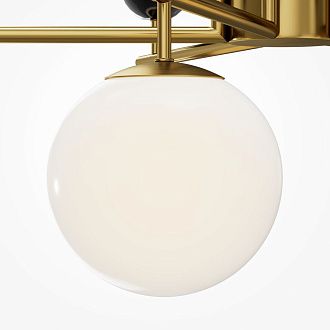 Подвесной светильник 88*35-65 см, 7*G9*40W, K, Maytoni Museo MOD436PL-07BS, Латунь