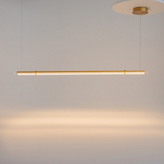 Линейный светильник 150*18*310 см, LED, 28W, 3000К, Maytoni Plume MOD340PL-L28BS3K латунный