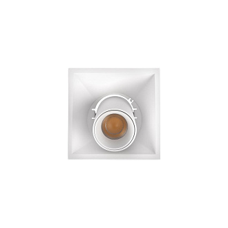 Встраиваемый светильник 9*9*9 см, 1*LED*10W 4000K LOFT IT Lens 10322/B White белый, вр 8,5 см
