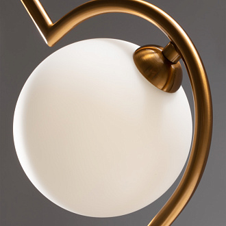 Светильник 17 см, Freya FR5124PL-02BS, латунь-черный