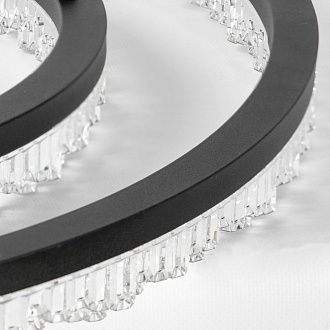 Люстра подвесная *60*45-150 см, 1*LED*50W, 4000K, Lussole Hardin LSP-7434, черный