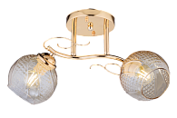 Люстра L410 x W190 x H210, мм, 2*40W (80W), GOLD (Золото) Rilon 06684/2 GOLD