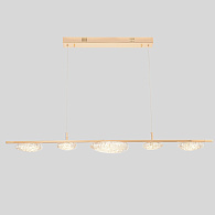 Светильник 130 см, 47W, 3000-6000K, Crystal Lux FELICIDAD SP47W LED, золото