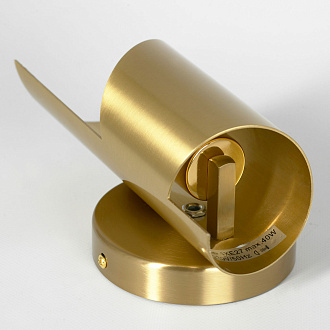 Бра настенное 12 см, Lussole FONTANA LSP-8806 матовое золото