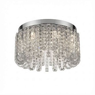 NW082P-ф600*H310 CHROME / ХРОМ Потолочный светильник NW 8*40W(320W)*E14, Ø600 x H310, NewRgy CHROME (Хром)