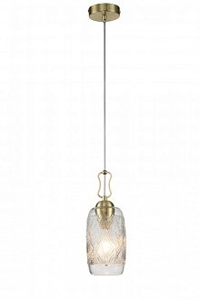 Подвесной светильник 120*120*345/1860 мм, 1*E27 золотой Indigo Pizzo V000289