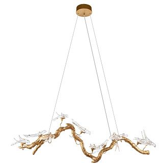 Подвесная люстра 150 см, 36W, 3000K, Loft IT Voa 10378/1500P, бронза