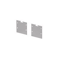 Комплект заглушек (для профиля 35×35) 2 шт., ALM-35-S-EC 642037, *4*4 см, Maytoni Led Strip 642037, Серебро