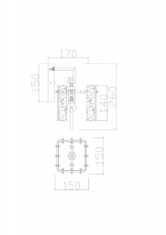 Светильник 25 см, Freya Basilica FR5166WL-01BS, латунь