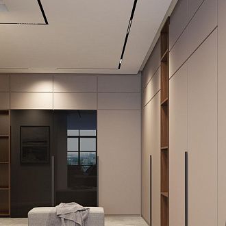 Трековый светодиодный светильник 25 см, 12W, 3000-6500K Novotech Flum 358618