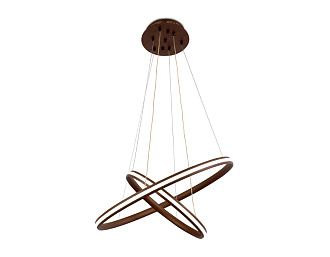 Светильник подвесной 60*110 см, LED 84W, 3000К, кофе Ambrella Comfort Line FL406