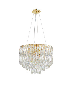 Люстра Ø400 x H300 (1200), мм, 6*40W (240W), H GOLD (Золото) NewRgy NW075-ф400*H300 H GOLD