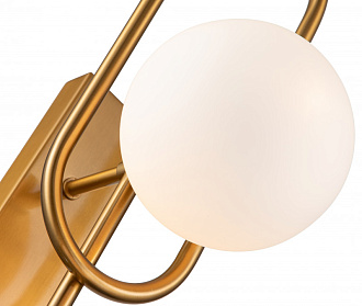 Настенный светильник 230*120*475 мм, 2*G9 латунь Indigo Opaco V000151, 11015/2W Brass