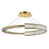 Люстра подвесная *80* см, Led лента*Led*64W, 3000K, Arti Lampadari Carini Carini L 1.5.80.100 G, Золото