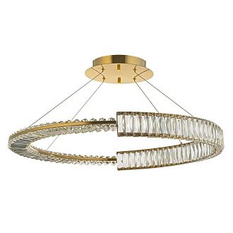 Люстра подвесная *80* см, Led лента*Led*64W, 3000K, Arti Lampadari Carini Carini L 1.5.80.100 G, Золото