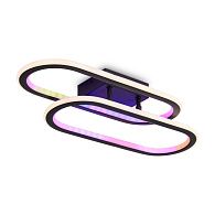 Светильник 50*21*-10 см, *LED*72W, RGBи3000-7000K, Freya Ола/Ola FR6213CL-L72B, Черный