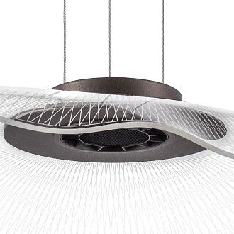 Люстра подвесная 50*13-150 см, 34W, 3000K, Lightstar Varese 731483, Кофейный