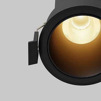Встраиваемый светильник DL116-10W-2.7K-B **-9,7 см, *LED*10W, K, Maytoni technical Dip DL116-10W-2.7K-B, Черный, вр 6 см