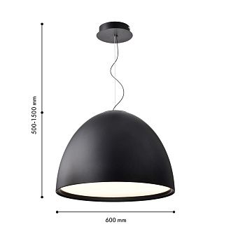 Подвес *60*50-150 см, 1*LED*50W, 3000K, Favourite Halva 4812-6P, черный