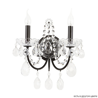 Бра 31 см, Crystal Lux ODELIS AP2 BROWN, коричневый кофейный