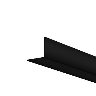 Рассеиватель для профиля 16×16 (Угол, Чёрный, 2 м), ALM-1616S-B-DF-2M 642028, 200*2*1 см, Maytoni Led Strip 642028, Черный