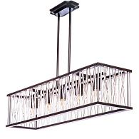 Подвесной светильник 89*23 см Vele Luce Merluzzo VL1482P05 черный