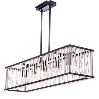 Подвесной светильник 89*23 см Vele Luce Merluzzo VL1482P05 черный